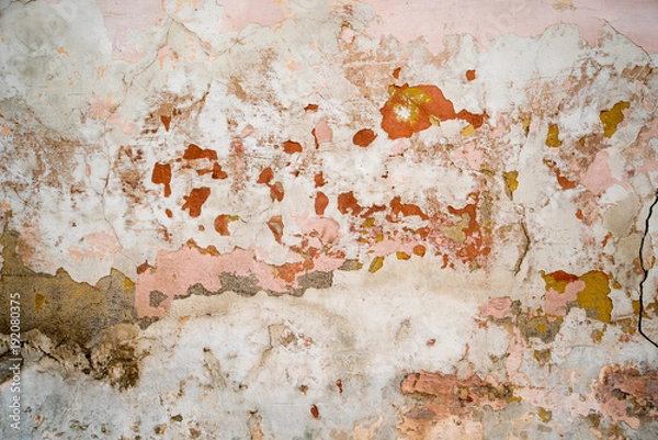 Fototapeta Abstract corroded colorful rusty metal background, rusty metal texture