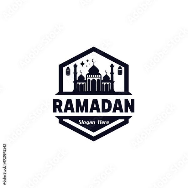 Fototapeta Ramadan Kareem vector logo design