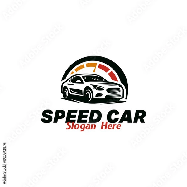 Fototapeta Speed Car Logo Design, Creative Logo Vector