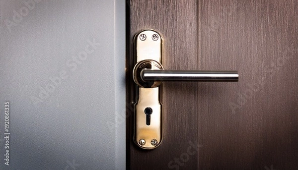 Obraz closeup door lock