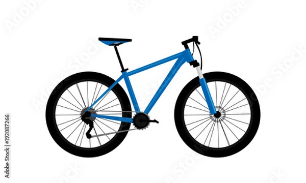 Obraz mountain bike vector