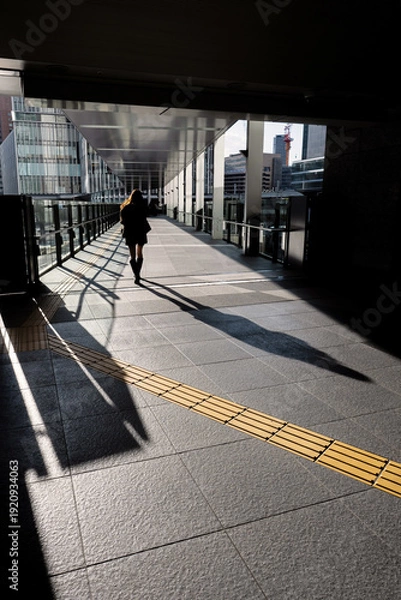 Obraz 大阪市　梅田の風景