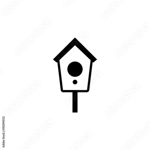 Obraz birdhouse icon. Element of pet for mobile concept and web apps. Icon for website design and development, app development. Premium icon