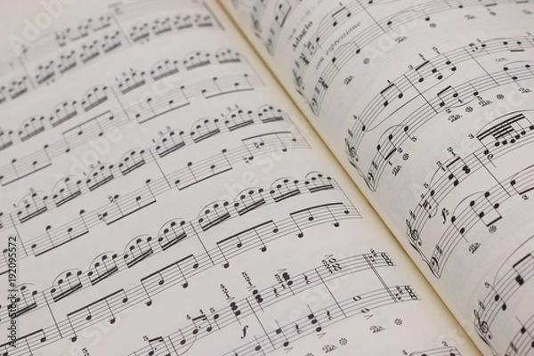 Fototapeta 楽譜 譜面 音符 音楽