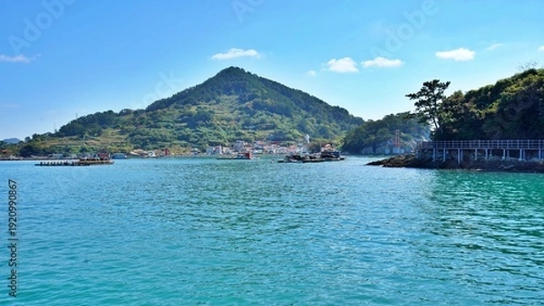 Obraz 한국의 섬, 통영 만지도