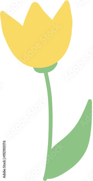 Obraz 노란색 꽃 튤립