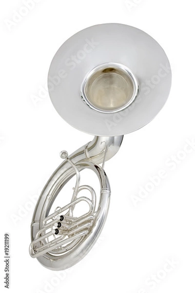 Obraz Sousaphone on White