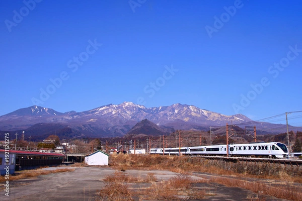 Obraz 日光市　東武日光駅へ向かうスペーシアＸ