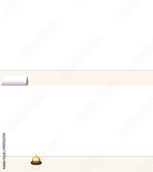 Obraz 背景が透過された受付カウンター