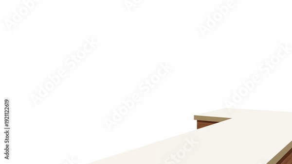 Obraz 背景が透過された受付カウンター