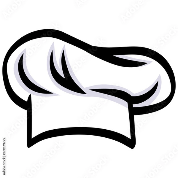 Obraz Chef Hat Cap Illustration Vector Drawing Icon Design