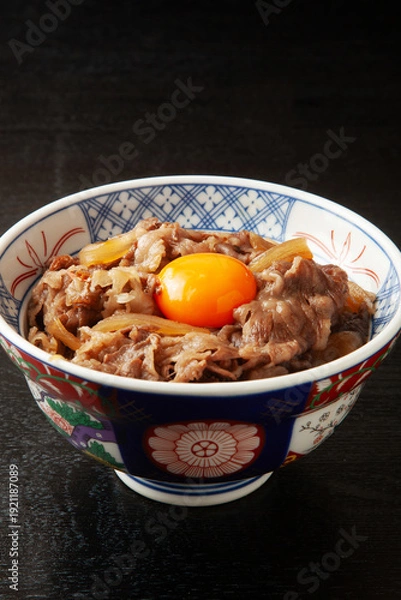 Obraz 和牛の牛丼