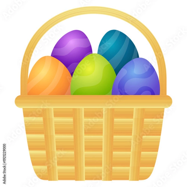 Obraz Easter Basket Illustration