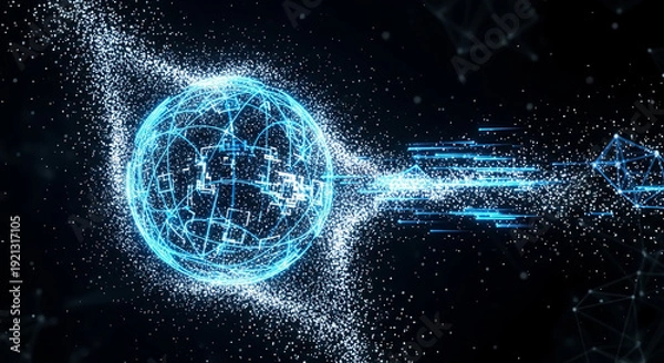 Obraz デジタル地球をつなぐグローバルネットワーク
