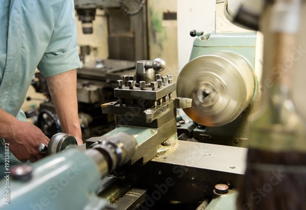 Obraz 町工場で働く人々