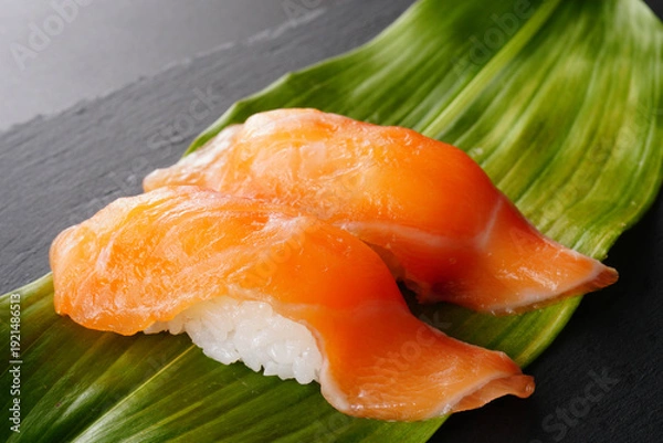 Obraz 握り寿司　サーモン