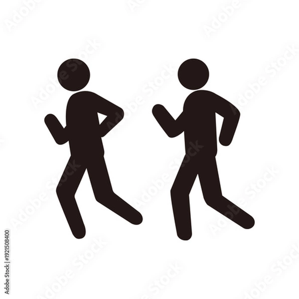 Obraz ランニングする人のアイコン