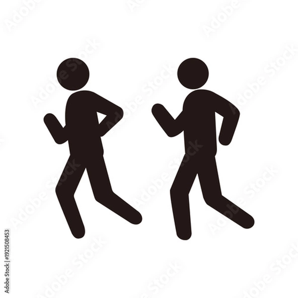 Obraz ランニングする人のアイコン