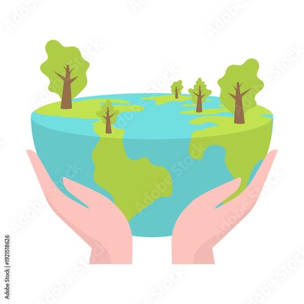 Obraz Eco Friendly Earth Illustration