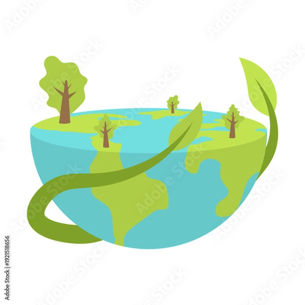 Obraz Eco Friendly Earth Illustration