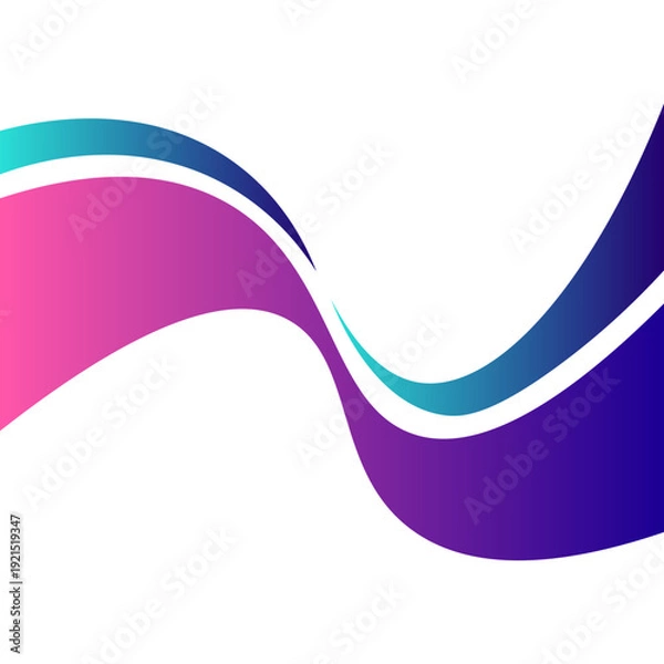 Obraz Abstract Gradient Wave Background