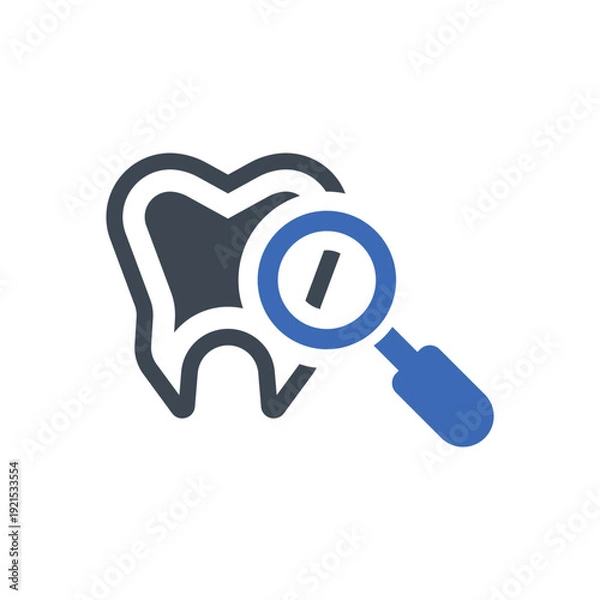 Obraz Search tooth icon