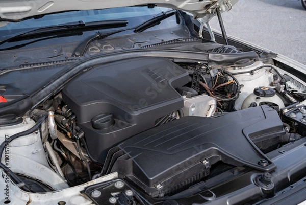 Obraz ドライブ 海 休日 週末 エンジン バッテリー トラブル 不具合 エンジン レッカー 救助