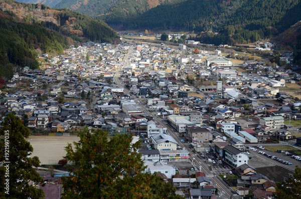 Obraz 郡上八幡の街並み