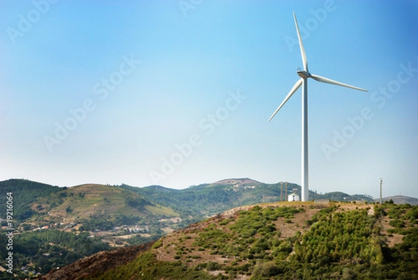 Fototapeta A wind turbine