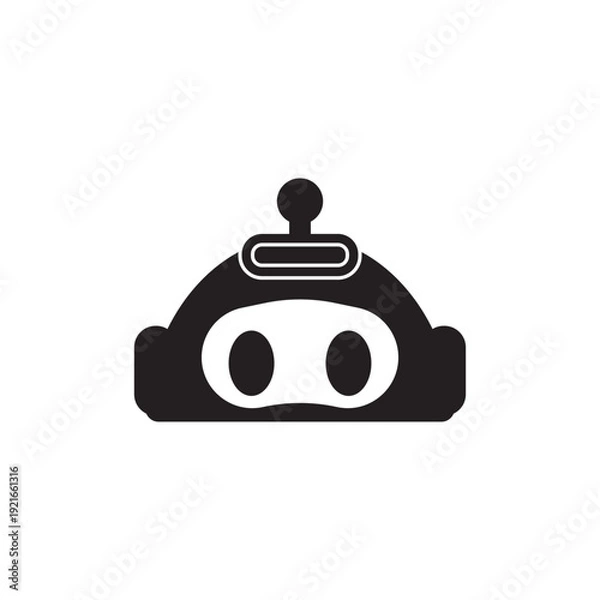 Obraz Modern robot symbol icon  vector illustration design