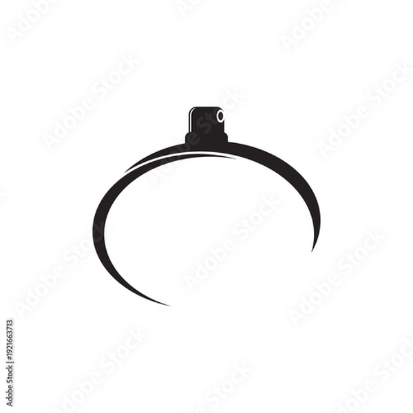 Obraz simple perfume logo design vector