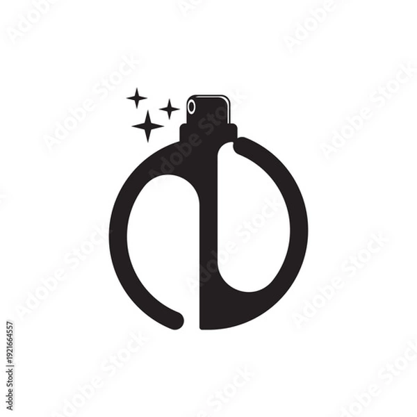 Obraz simple perfume logo design vector
