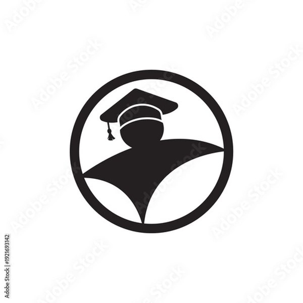 Obraz Education Logo Template Vector Illustration Design