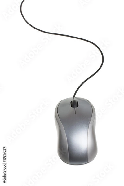 Fototapeta Computer mouse isolated on white background..