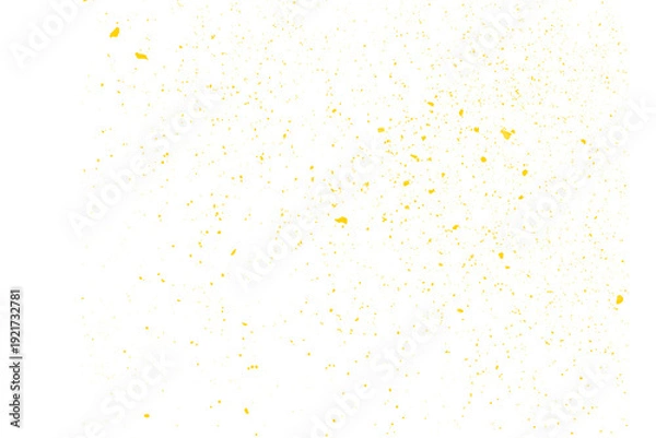 Obraz Abstract Yellow Specks On White Background.