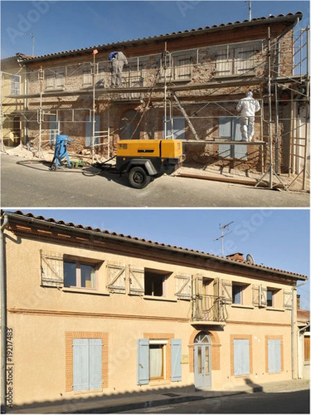 Obraz maison avant après