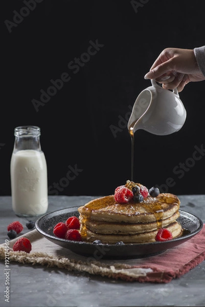 Obraz Whole Wheat Pancakes