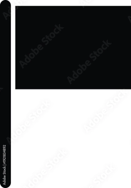 Fototapeta black flag