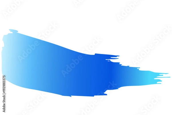 Obraz 和風の筆タッチで描いた青い波のベクター背景イラスト素材