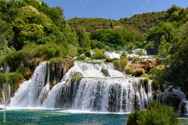 Fototapeta Wodospady Krka, Chorwacja