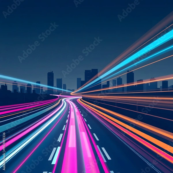 Obraz traffic in the city