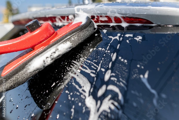 Obraz 手洗い洗車のイメージ