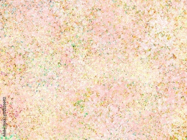 Obraz 点画で描いた花畑のような春の背景イラスト