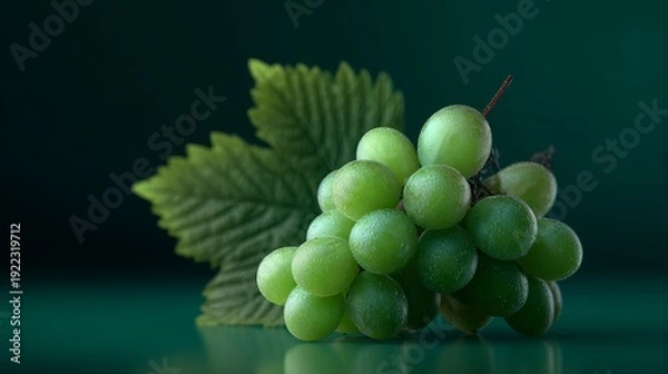 Obraz crisp green grapes