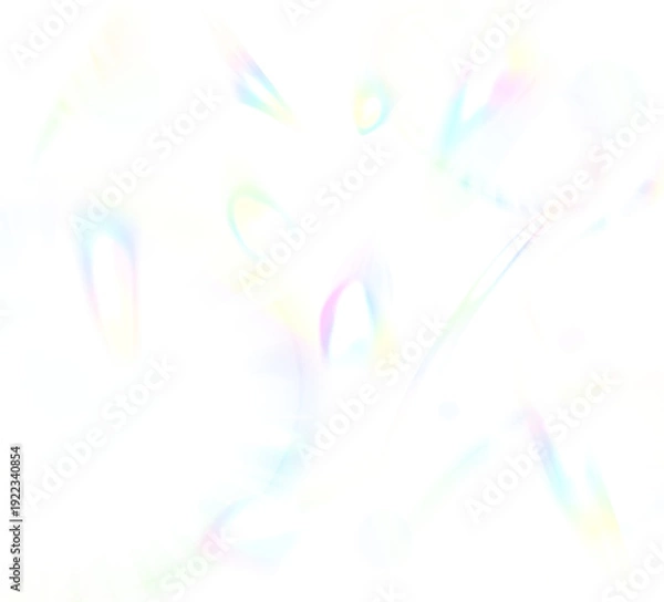 Obraz 虹色の光が飛び散る透過素材