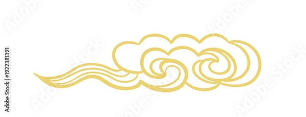 Obraz Traditional Chinese auspicious cloud pattern