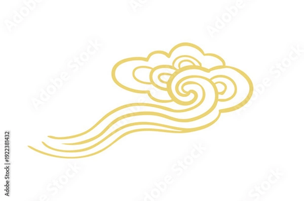 Obraz Traditional Chinese auspicious cloud pattern