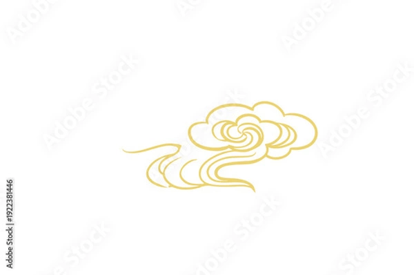 Obraz Traditional Chinese auspicious cloud pattern