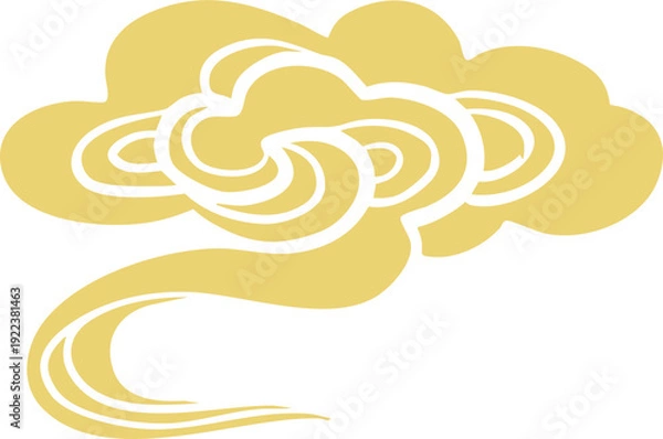 Obraz Traditional Chinese auspicious cloud pattern