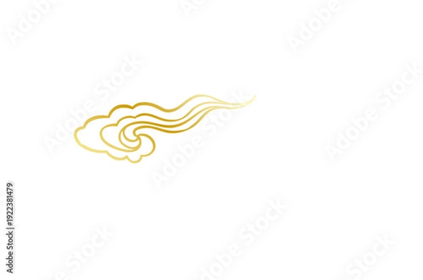 Obraz Traditional Chinese auspicious cloud pattern